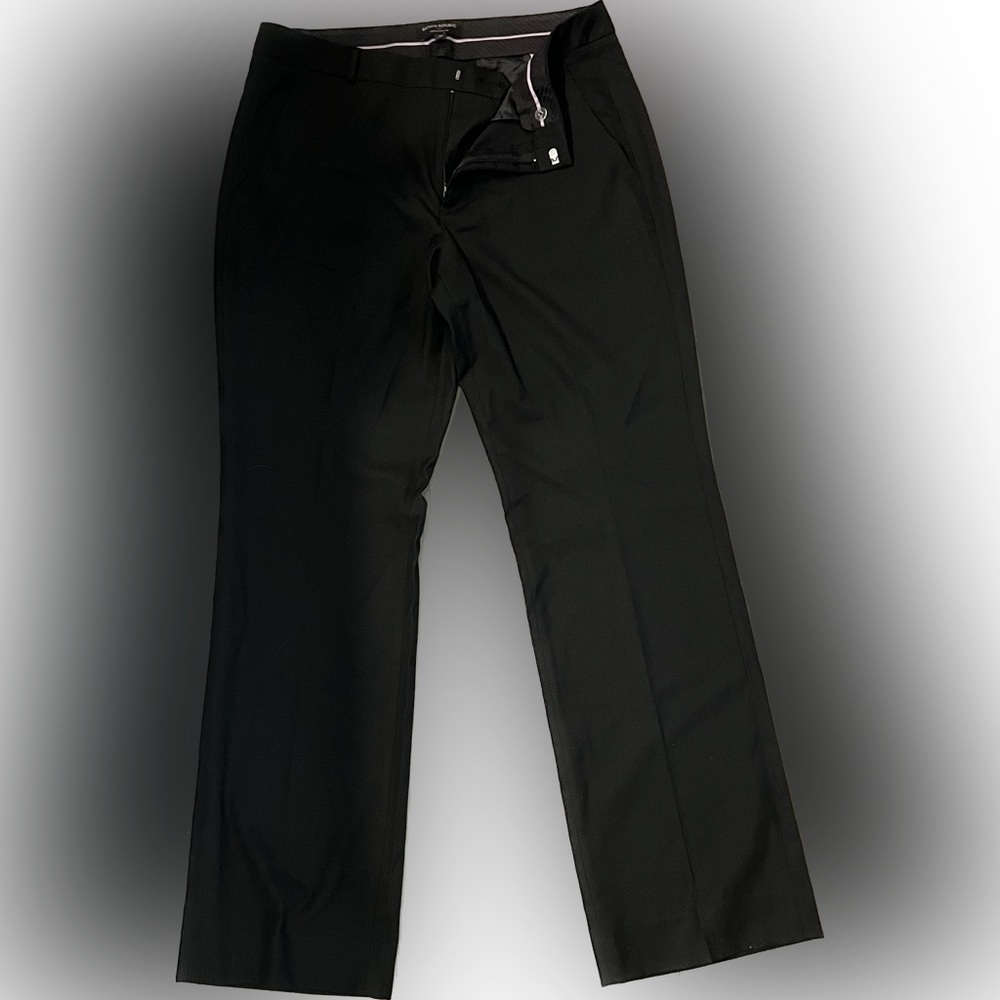 Banana Republic Factory Logan Curvy Fit Trouser, Black, Size 12